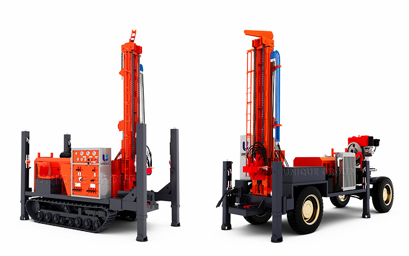 Wheel type water well drilling rig 11 - Wheel type water well drilling rig
