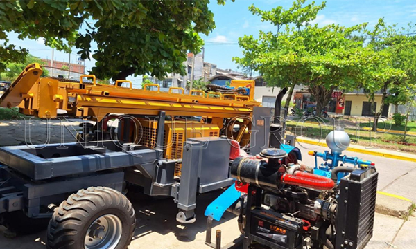 maintain the water well drilling rig