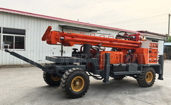 UY260 wheel type water well drilling rig