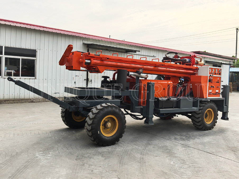 UY260 wheel type water well drilling rig is successfully shipped to Mozambique UY260 wheel type water well drilling rig 2 - UY260 wheel type water well drilling rig is successfully shipped to Mozambique