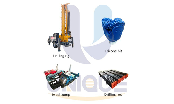 Wheel-type-water-well-drilling-rig