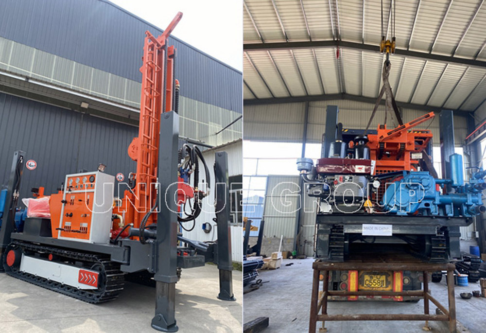 One set of water well drilling rig 3 - One set of water well drilling rig was packed and shipped to the Czech Republic