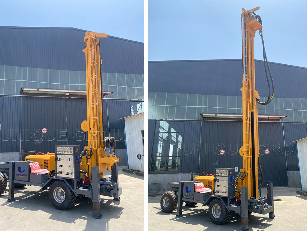 UYT350 water well drilling rig 2 - UYT350 water well drilling rig shipping to Russia