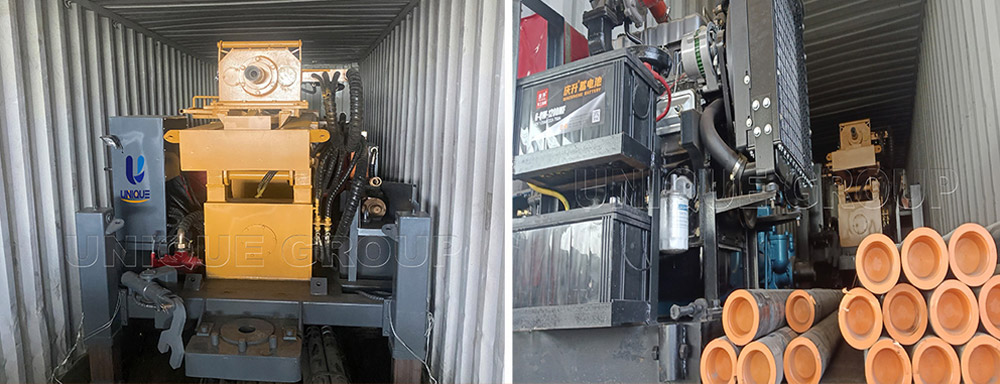UYT350 water well drilling rig 3 - UYT350 water well drilling rig shipping to Russia