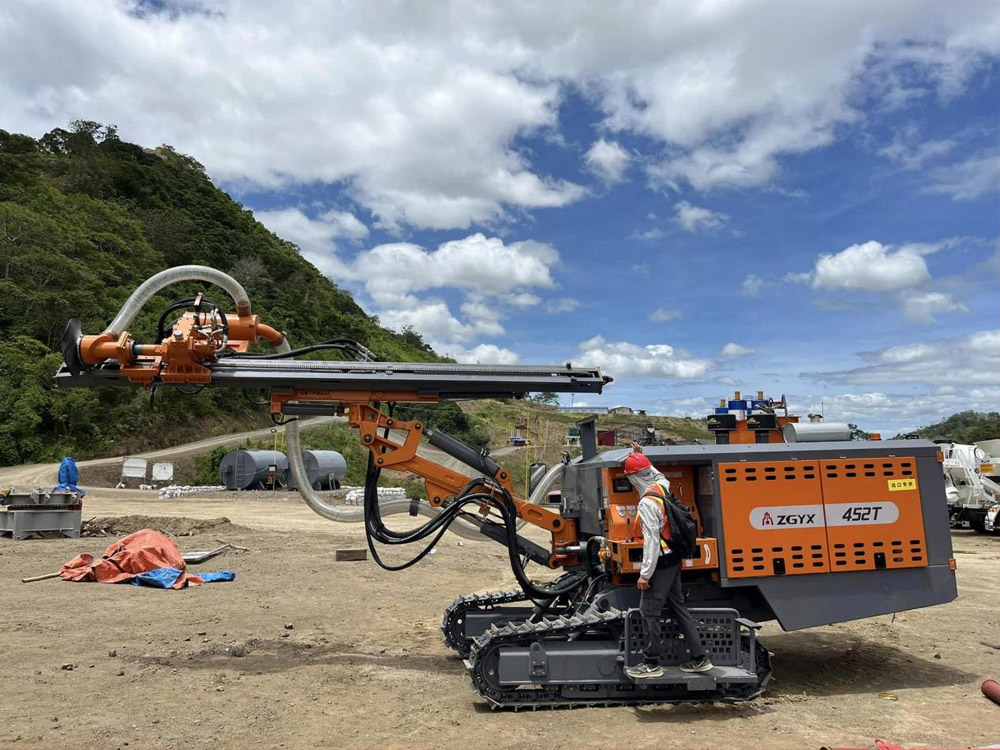 ZGYX 452T blasting rig 2 - Congratulations to the Russian customer who received the ZGYX 452T blasting rig