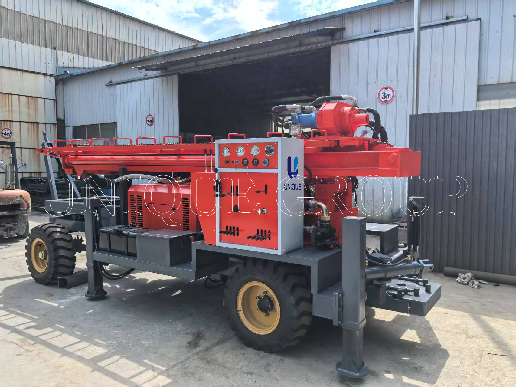 案例 墨西哥 - 300 Metres Wheel Water Well Drilling Rig Departs For Mexico Next Week