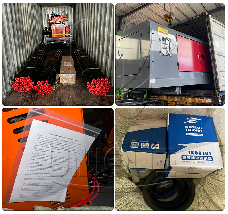UNIQUE 200m Water Well Drilling Rig Shipped to Philippines 菲律宾 发货 - UNIQUE 200m Water Well Drilling Rig Shipped to Philippines