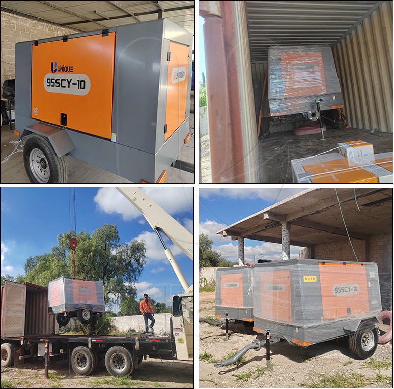 3sets 95SCY-10 Air Compressors Land in Mexico 空压机 1008 - 3sets 95SCY-10 Air Compressors Land in Mexico