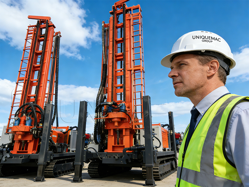 Successful Trial Operation of UNIQUEMAC 300m Water Well Drilling Rig in Peru UY300 1 - Successful Trial Operation of UNIQUEMAC 300m Water Well Drilling Rig in Peru
