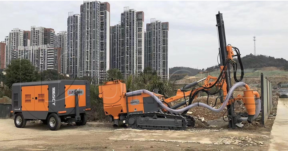 BLOG 260226 2 - How To Extend Life Of The Highway Guardrail DTH Surface Drilling Rig?