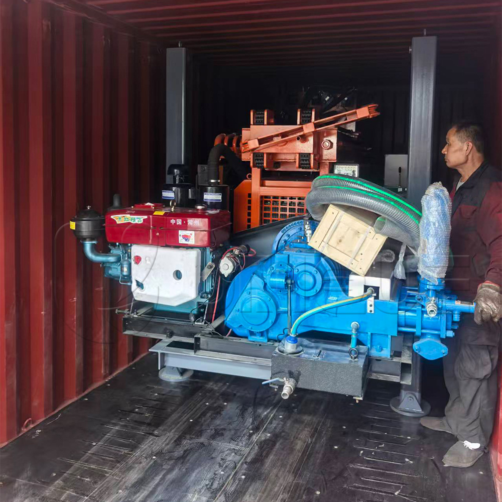 200m Crawler Water Well Drilling Rig with Mud Pump Shipped to Peru| Customer Project Case Study UY200 shipped to Peru 1 - 200m Crawler Water Well Drilling Rig with Mud Pump Shipped to Peru| Customer Project Case Study