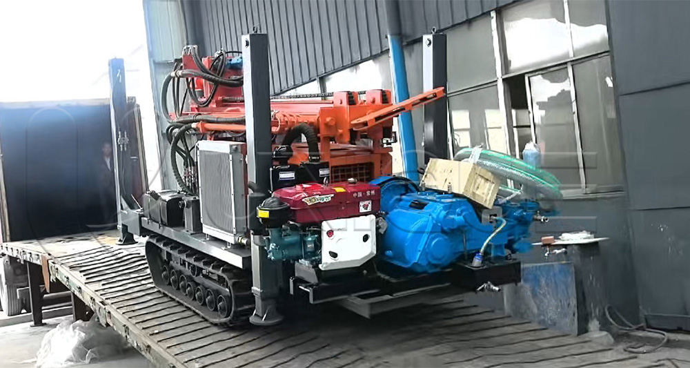 200m Crawler Water Well Drilling Rig with Mud Pump Shipped to Peru| Customer Project Case Study UY200 shipped to Peru 22 - 200m Crawler Water Well Drilling Rig with Mud Pump Shipped to Peru| Customer Project Case Study
