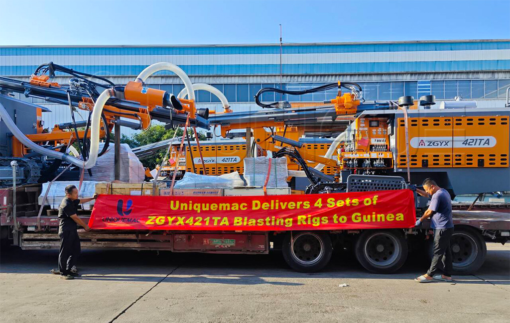 UNIQUEMAC Ships 4 ZGYX421TA Integrated Blasting Rigs to Guinea ZGYX421TA 1 - UNIQUEMAC Ships 4 ZGYX421TA Integrated Blasting Rigs to Guinea