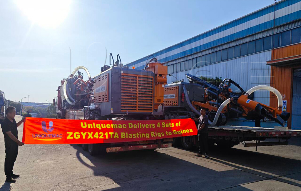UNIQUEMAC Ships 4 ZGYX421TA Integrated Blasting Rigs to Guinea ZGYX421TA 3 - UNIQUEMAC Ships 4 ZGYX421TA Integrated Blasting Rigs to Guinea